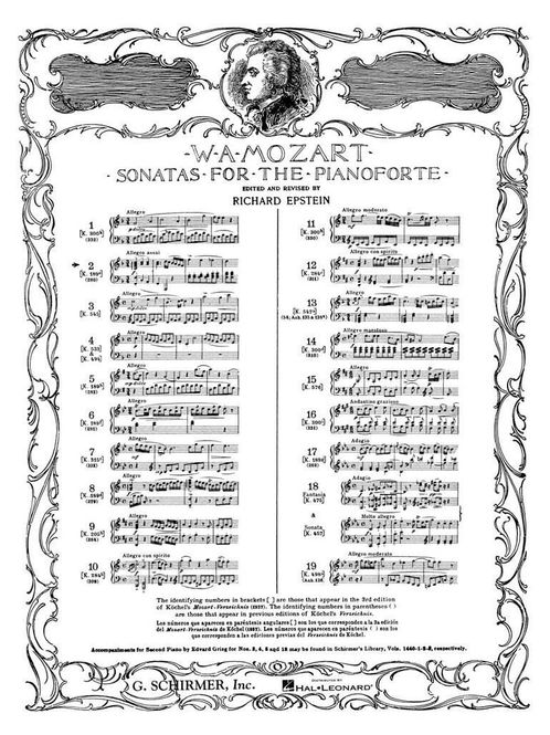 Hovedbilde Wolfgang Amadeus Mozart - Sonata No. 2 in F Major K280