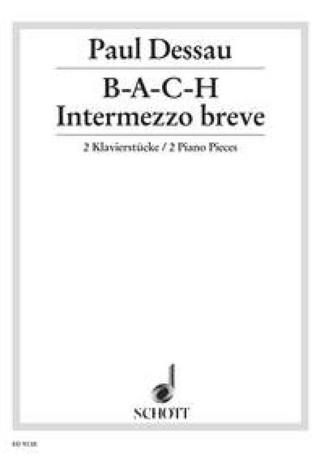 Hovedbilde Paul Dessau - B-A-C-H / Intermezzo breve