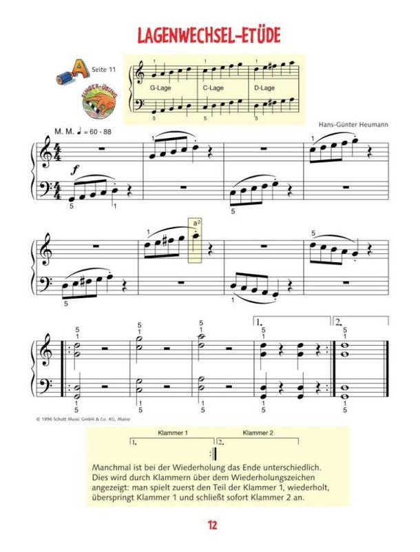 Hans-Günter Heumann - Piano Kids 2 Schule + Aktionsbuc