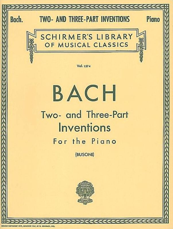 Johann Sebastian Bach - Two- and Three-Part Inventions