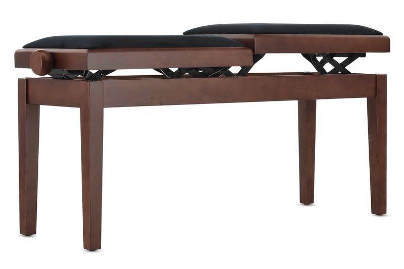 GEWA Piano bench Deluxe Double Walnut matt