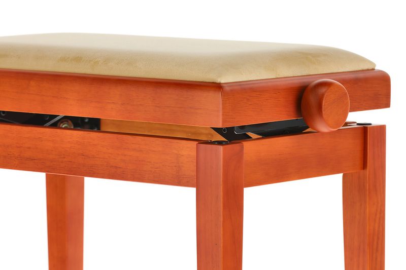 GEWA Piano bench Deluxe Cherry tree matt