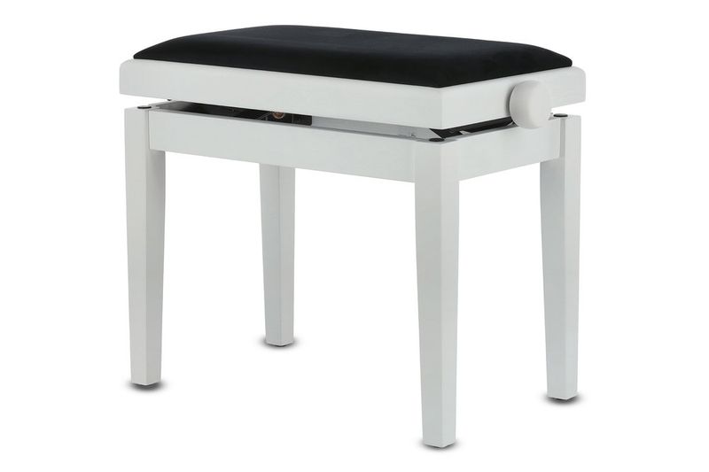 GEWA Piano bench Deluxe White matt