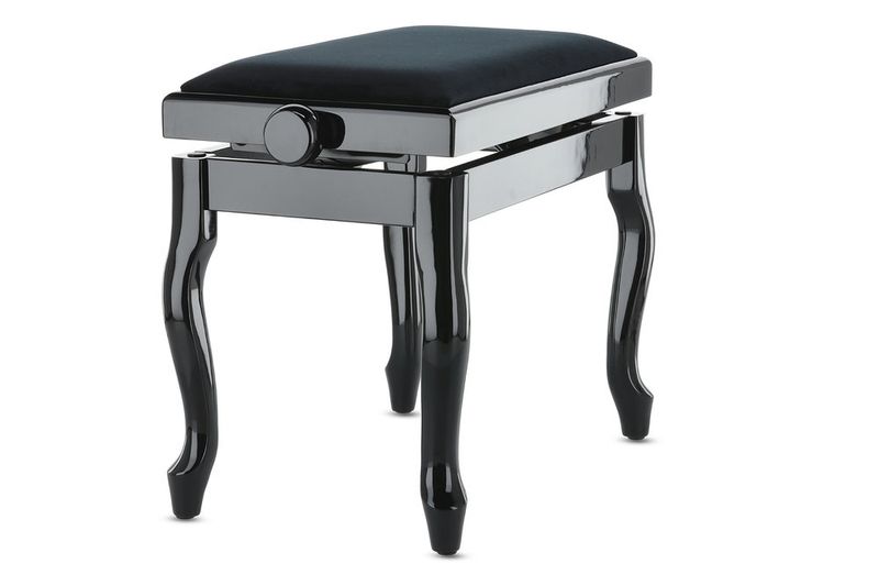 GEWA Piano bench Deluxe Classic Black highgloss