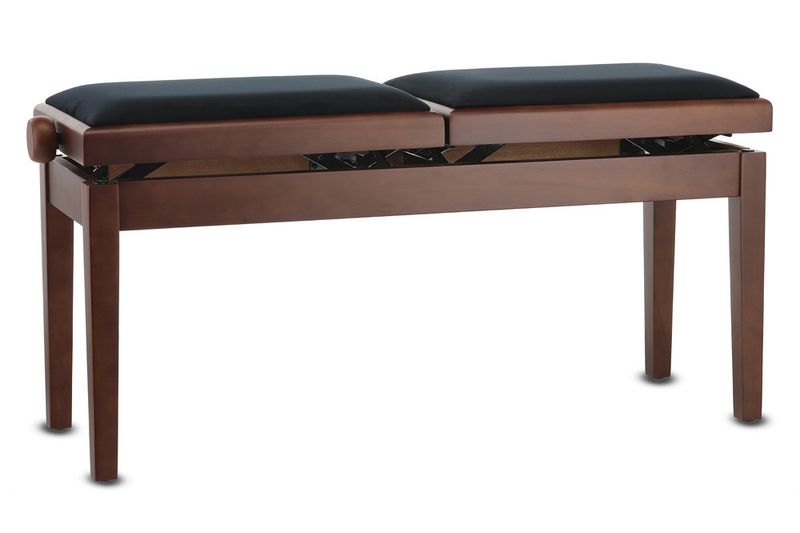 GEWA Piano bench Deluxe Double Walnut matt