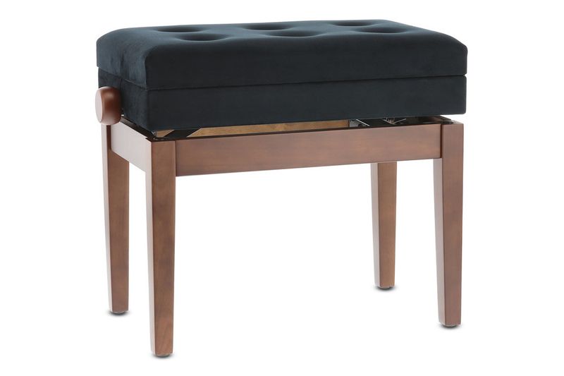 GEWA Piano bench Deluxe Compartment Walnut matt