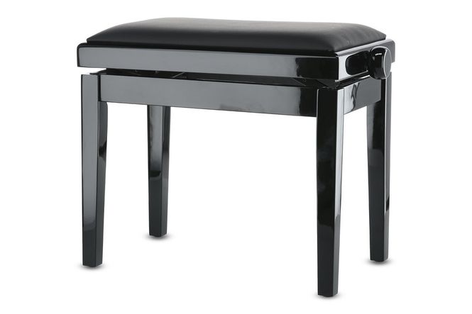 Hovedbilde GEWA Piano bench Deluxe Vinyl Black highgloss
