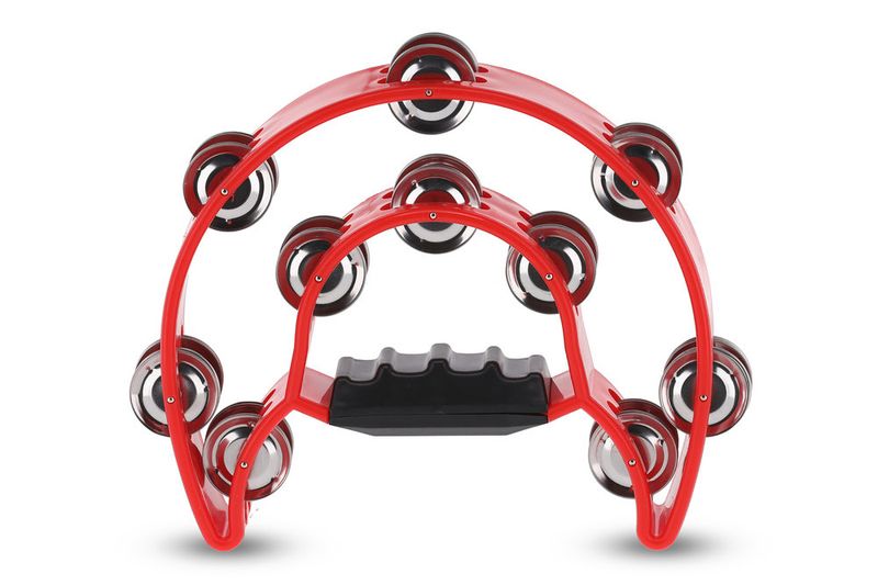 GEWA Jingle wreath Half moon 20 jingles Red