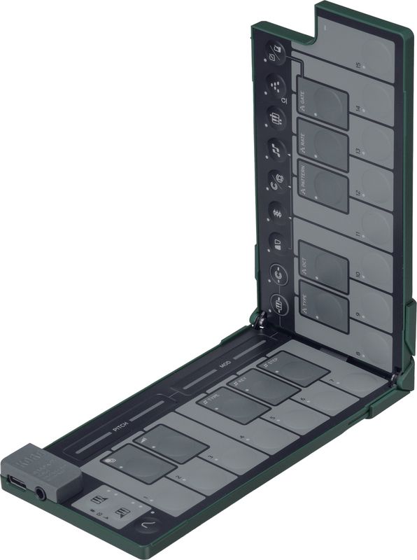 KORG nanoKEY Fold Foldable MIDI Keyboard - Alpine Green