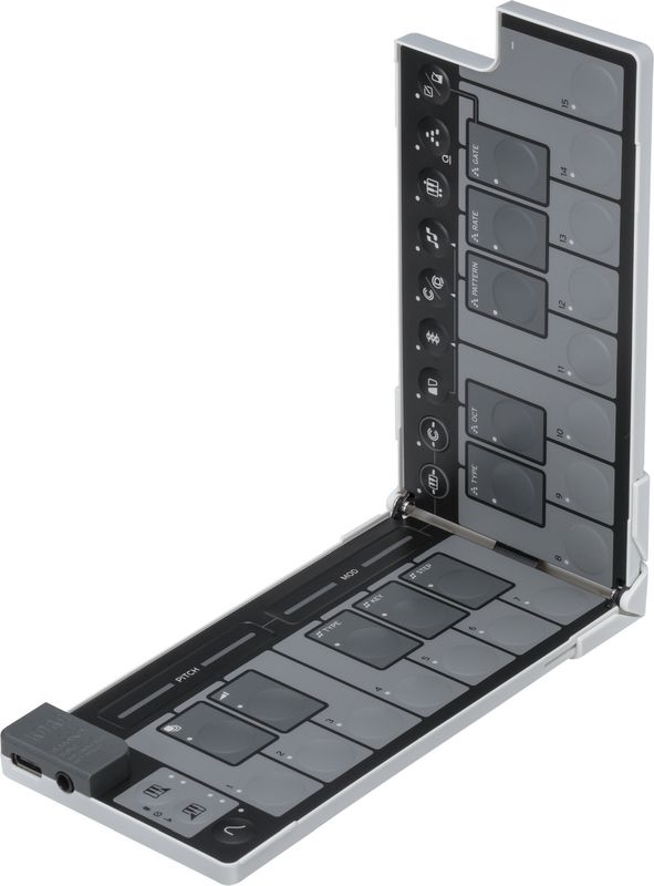 KORG nanoKEY Fold Foldable MIDI Keyboard - White