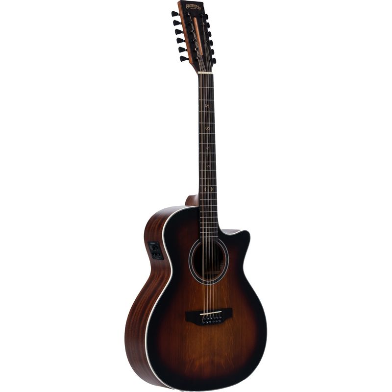 Santana Superb G94-12 BRS 12-strengs stålstrengsgitar brown burst 