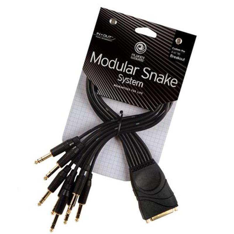 D'Addario PW-TRSB-01 Breakoutkabel 8st TRS tele