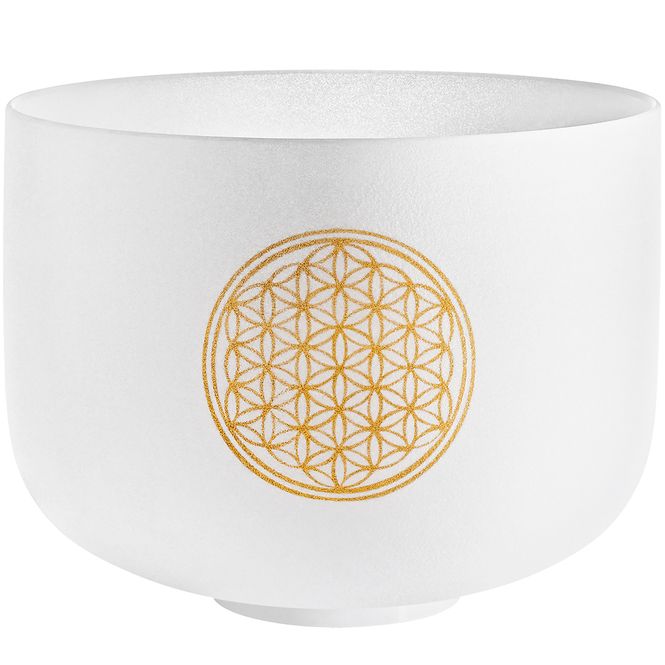 Hovedbilde Meinl PCSB10FOL Planetary Tuned Crystal Singing Bowl 10", Flower of Life