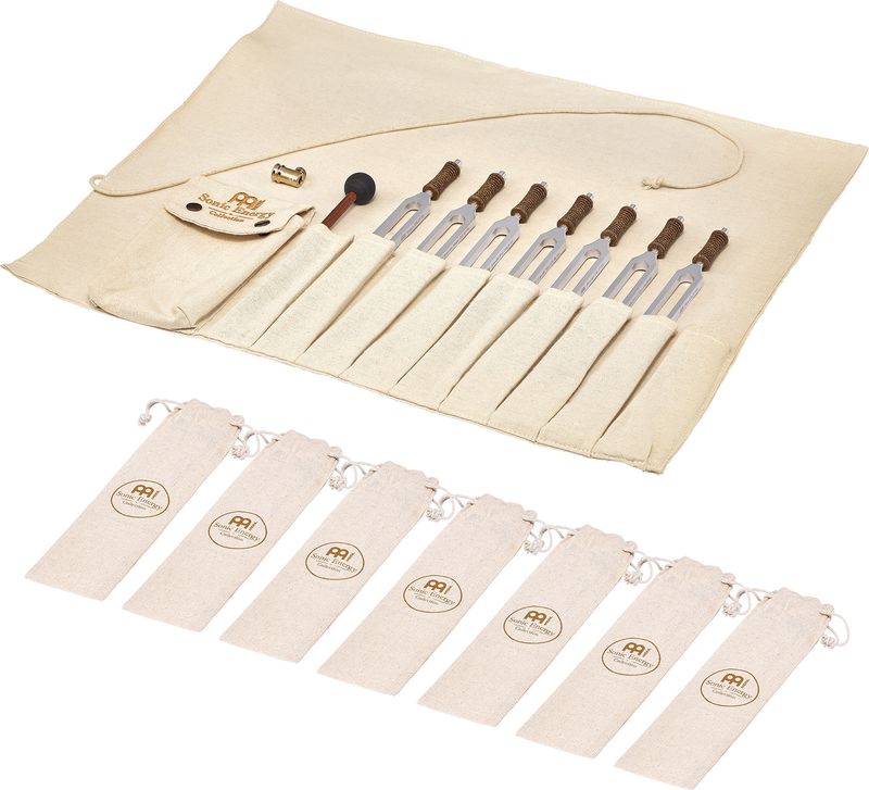 Meinl TF-SET-CHA-R Tuning Fork Rollup Chakra Set