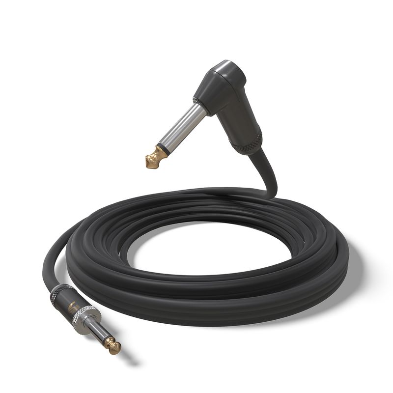 D'Addario PW-AMSGRA-30 Instrumentkabel American Stage 1R/1V 9 m.