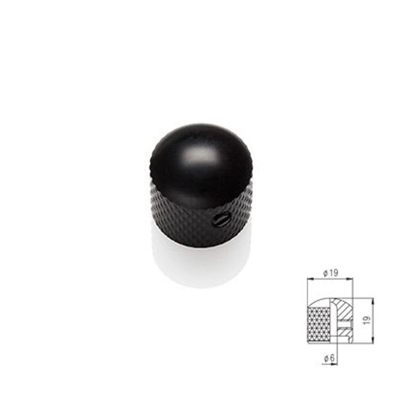 Emg 0280-0258 Dome Knob, Black Satin