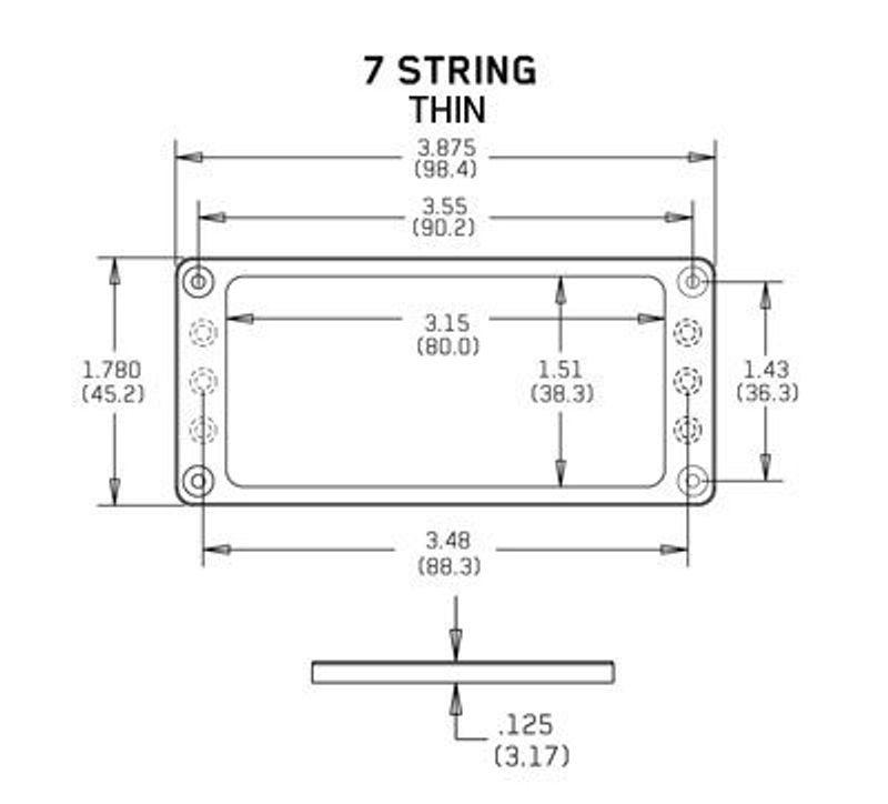 Emg 5214.00 Mounting-ring Flat 7 Thin, Black