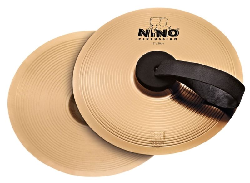 Nino NINO-BR20 Marsch cymbal, Brass 8''/ 20 cm