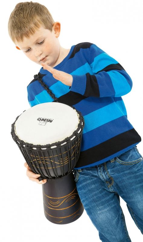 Nino NINO-ADJ3-S African Djembe 8'' Small, Earth Series