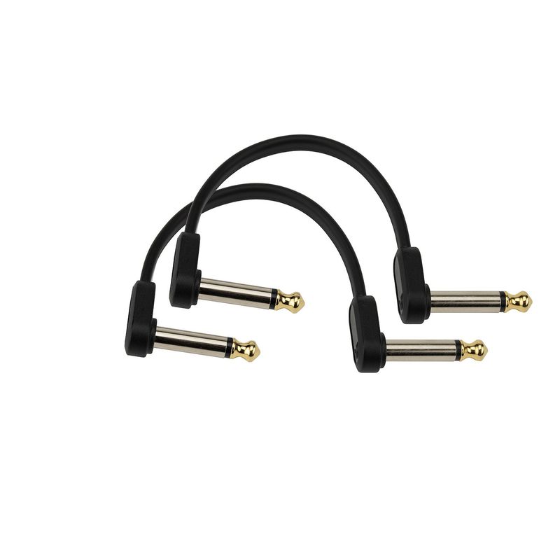 D'Addario PW-FPRR-204OS Patchkabel Flat 10cm. Off-set, par