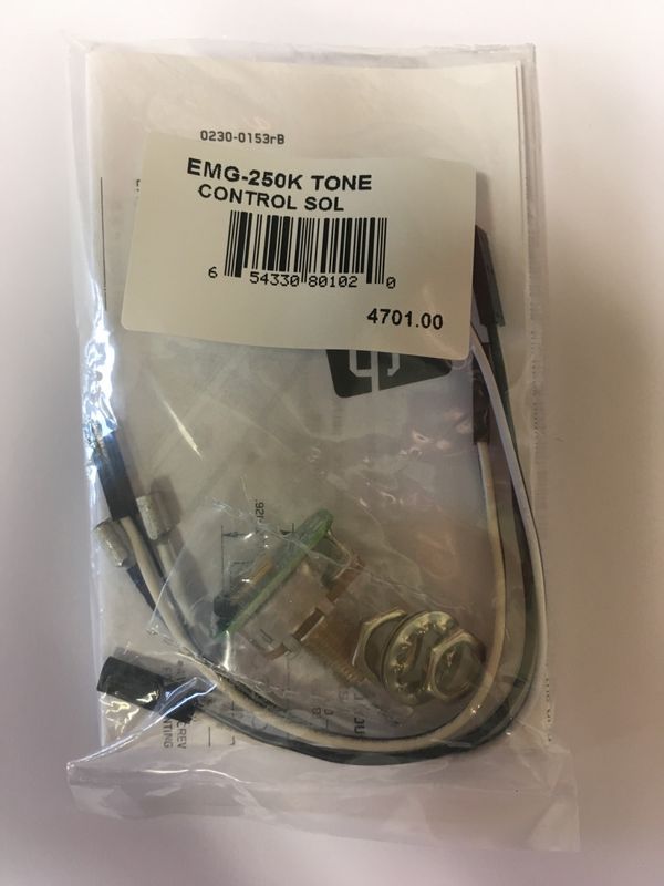 Emg 4701.00 Potentiometer 250KA, Solid B160, SL. Ton
