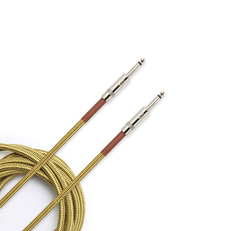 D'Addario PW-BG-10TW Instrumentkabel Custom Braided 3m Tweed