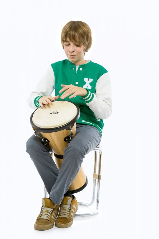 Nino NINO48NT Wood djembe 10''