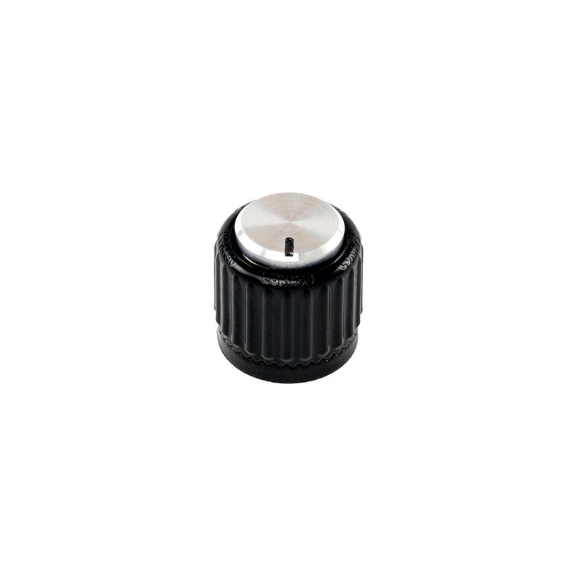 D'Addario PW-LNL-01BS LokNob Large Plastic - Black/Silver