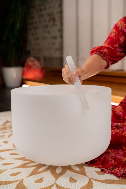 Meinl CSB16C3 Crystal Singing Bowl 16'' , Note C3, Root Chakra