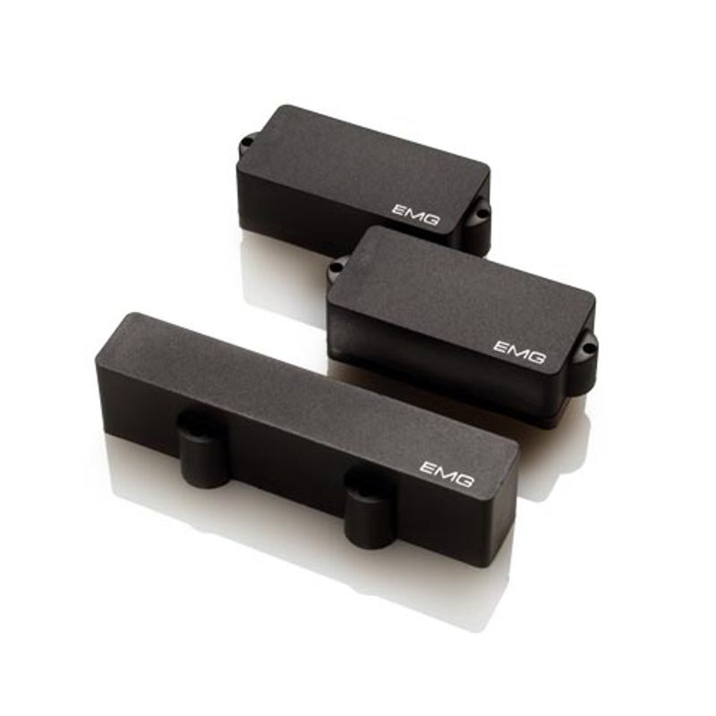 Emg PJ-SET-BK Pickup Set P+J-Bass aktiv Black