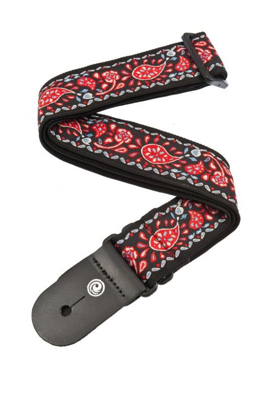 D'Addario 50E08 Axelband Retro 50 mm Woven-Tapestry