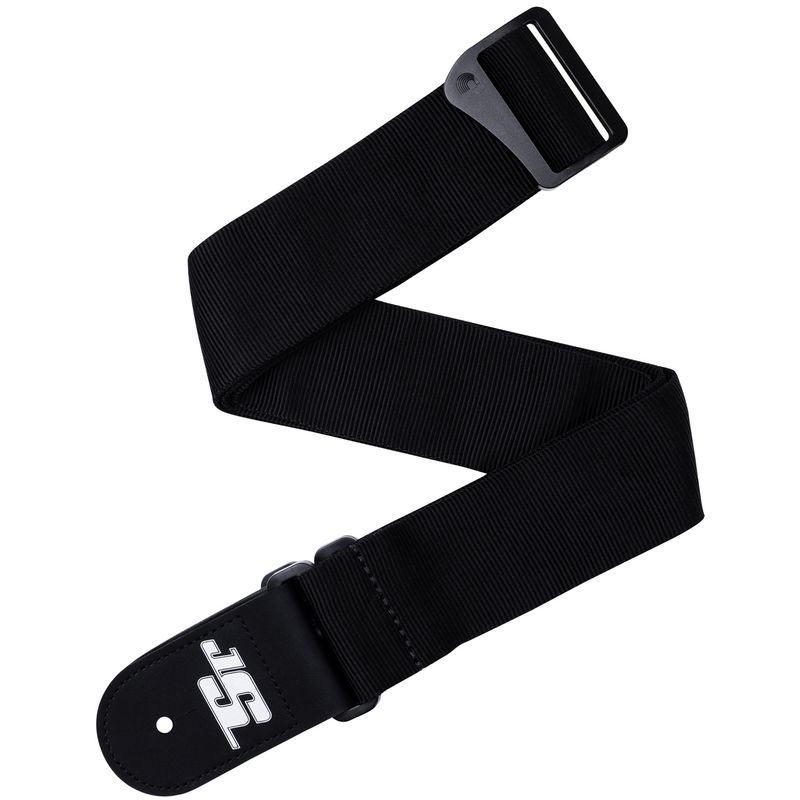 D'Addario 50JSSV18 Axelband Satriani 50 mm Woven Swivel -Black