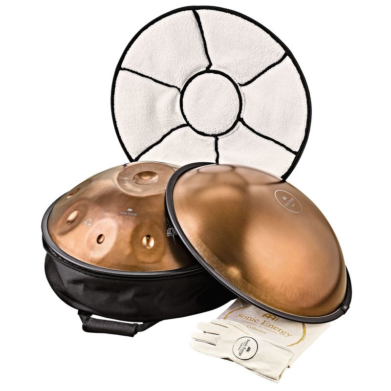 Meinl HPSTL102CU Sensory Handpan, Stainless, Vintage Copper, E LA Sirena, 10 notes