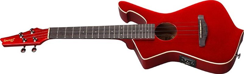 Ibanez UICT10-CA Ibanez Ukulele m/mik, bag  Iceman - Candy Apple Spot