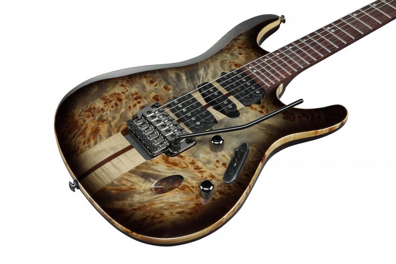Ibanez S1070PBZ-CKB Elgitar med gigbag, Premium