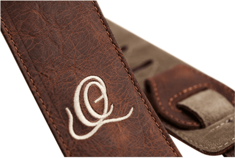 Ortega OSSU-30 Guitar strap Suede, 60mm 2 layer - Caramel