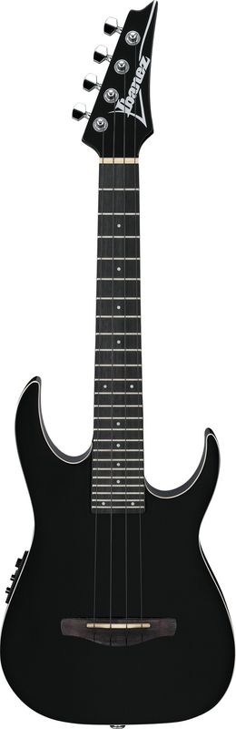 Ibanez URGT100-BK Ibanez Tenor Ukulele m/mik, bag  RG style, Black