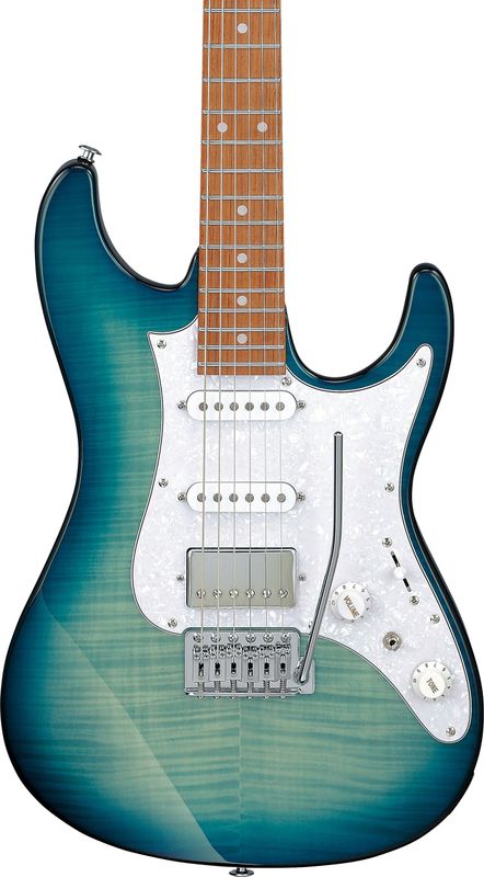 Ibanez AZ22S1F-TXB Elgitar AZ Standard, Transparent Turquoise Burst