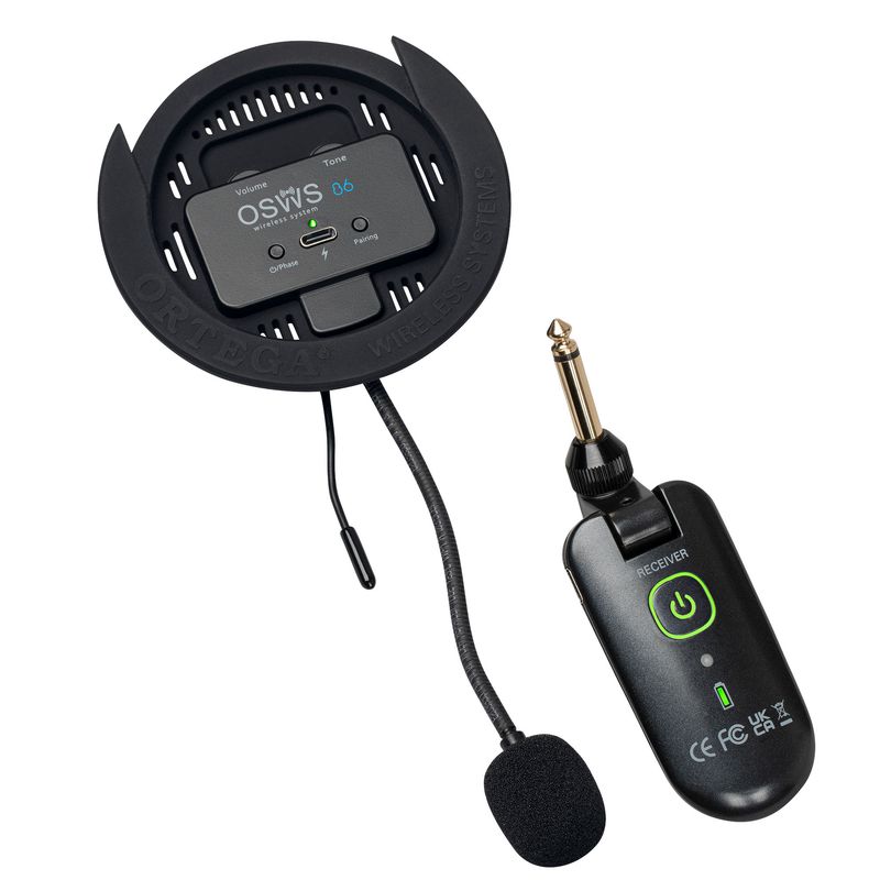 Ortega OSWS86 Digital wireless system, Classic guitar