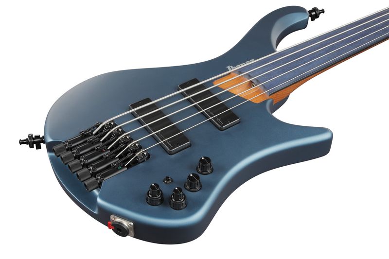 Ibanez EHB1005F-AOM Elbas med gigbag, Headless 5-str. Fretless