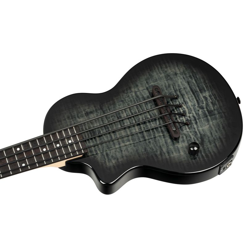 Ortega NEO-BS-TGB-L Ukulele bas med mik,  Solid body, Left