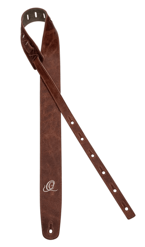 Ortega OSSU-30 Guitar strap Suede, 60mm 2 layer - Caramel