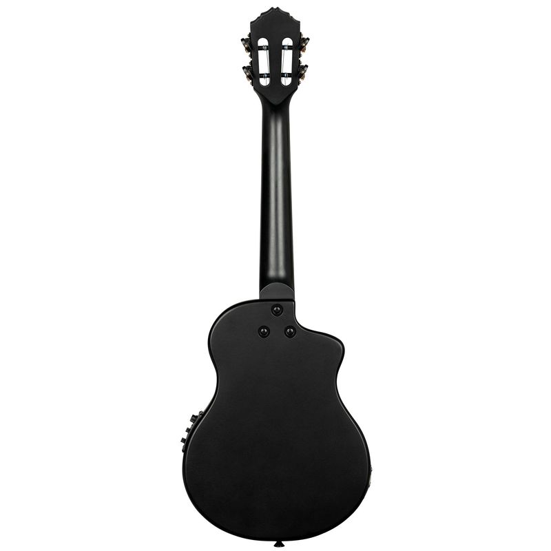 Ortega RTPS-U-SBK-L Tenor ukulele med mik, Tourplayer, Left