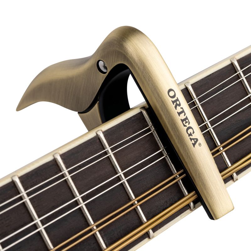 Ortega BGCAPO Capo Bluegrass, Brushed Brass
