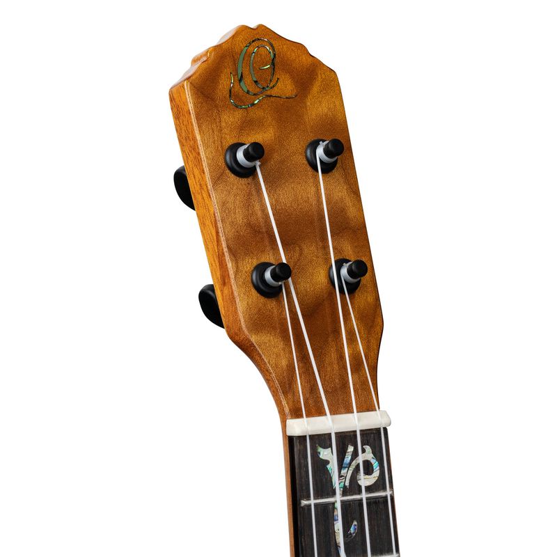 Ortega RUET-QMA Concert ukulele m.mik, o gigbag, Elite, Quilted Maple