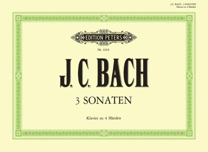Hovedbilde Johann Christian Bach - 3 Sonaten