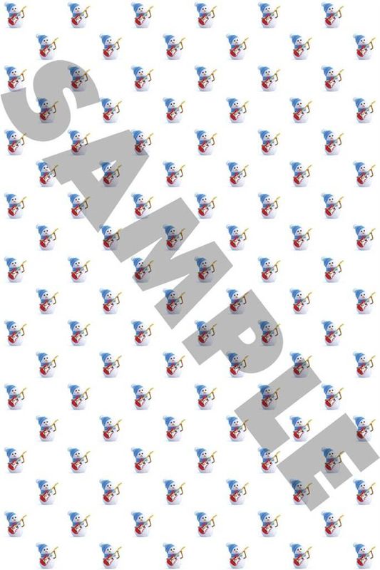 Wrapping Paper - Snowman Theme