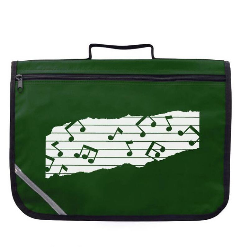 Mapac: Music Bag Excel - Music Notes (Green)