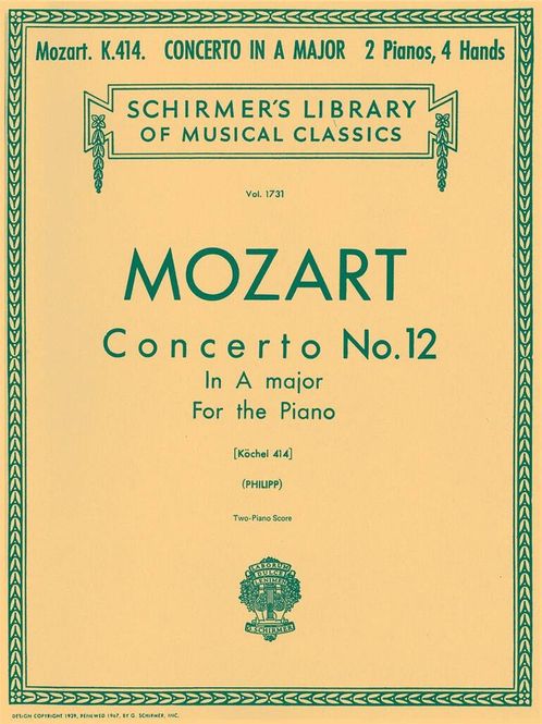 Hovedbilde Wolfgang Amadeus Mozart - Concerto No. 12 in A, K.414