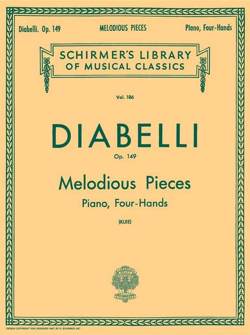 Hovedbilde Anton Diabelli - 28 Melodious Pieces on 5 Notes, Op. 149